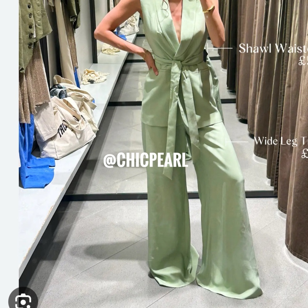 Zara wide leg pants